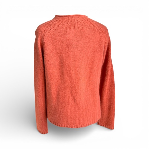 Garnet Hill Orange Button-Up Cardigan - Picture 5 of 8